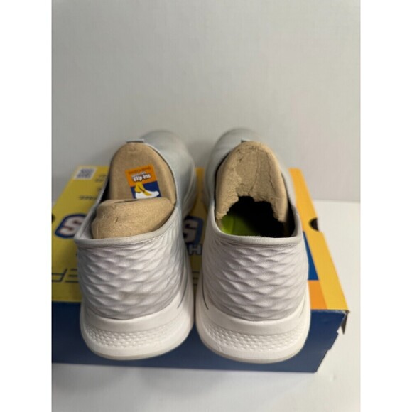 .10180 Skechers Go Walk 7, Grey/White-US 11 Mens - Picture 5 of 5